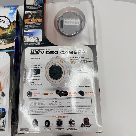 Action Shot Digital Adventure Video Camera with Various Accessories NEW - Picture 9 of 12